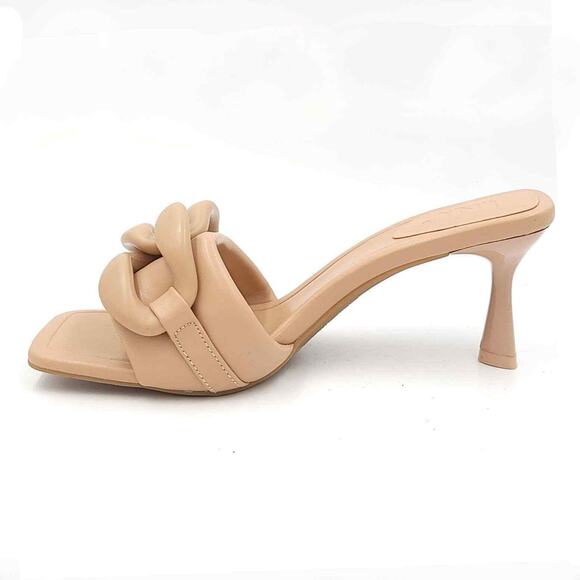 I.N.C. International Concepts Women Beige Jemya Chain Slide Heel Sandals Size 6M - Picture 3 of 6